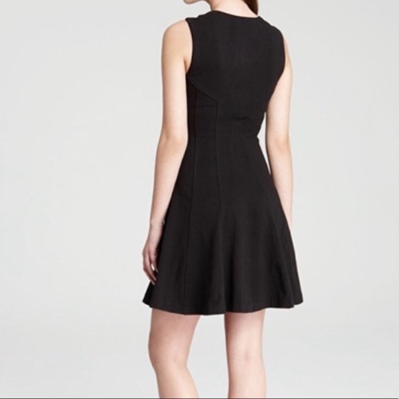 Theory Bonbi front zipper flare dress - Picture 2 of 7